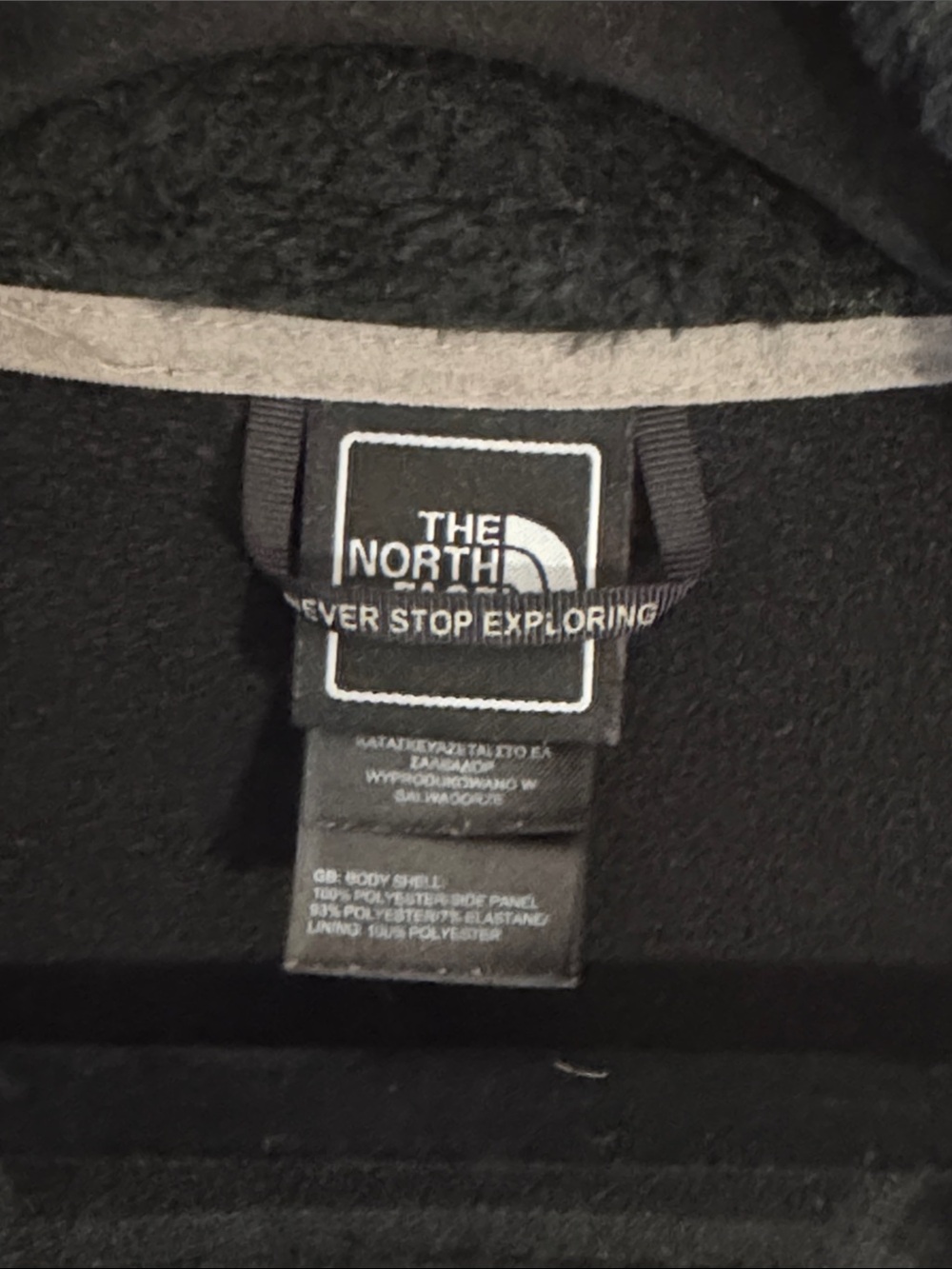 The North Face Women's Black Teddy Fleece Jacket - full zip - Picture 3 of 11